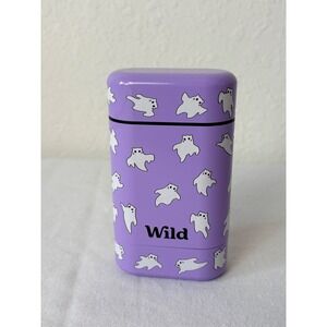 Wild Refillable Deodorant Case Purple Ghost Cat Limited Edition Aluminum Case